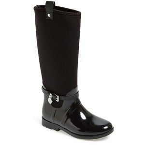 MICHAEL Michael Kors Charm Stretch Rainboots,Black